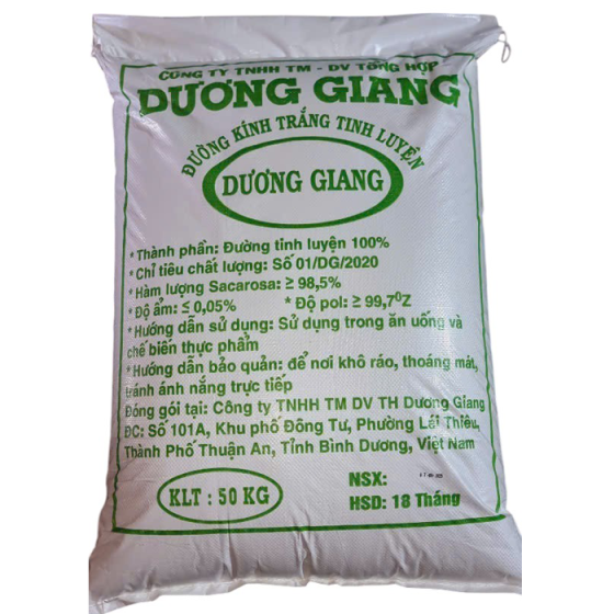 Đường kính trắng tinh luyện  - 50kg